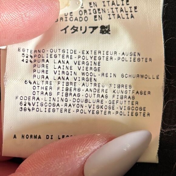 D&G black wide leg pants size 10 - Picture 12 of 12